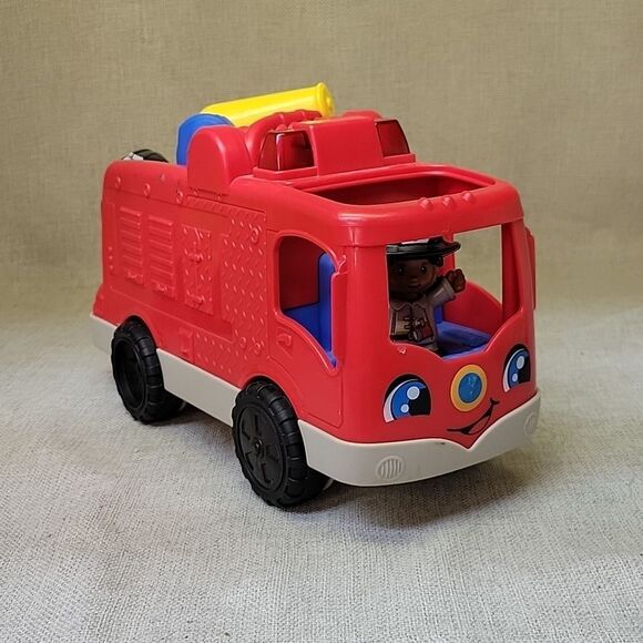 Fisher-Price Helping Others Fire Truck And School Bus Plus Figures - Picture 8 of 12